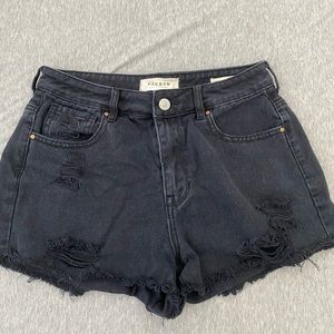 PacSun black jean shorts